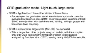 The Effects of a Light-Touch Graduation Model on Livelihoods Outcomes: Evidence from Ethiopia