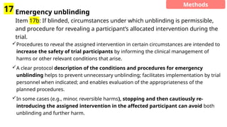 Unblinding Step Writing clinical trial SPIRIT guidelines | PPTX
