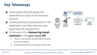 Gaze Based Virtual Reality for Enhanced User Experience in Business ...