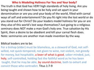 Vain Teachings of Man Made Religion | PPT
