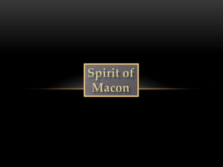 Spirit of Macon the book trailer