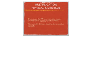 Spiritual Multiplication Examples Spiritual discipleship 2 | PDF