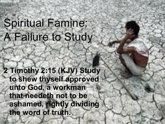 Spiritual Famine