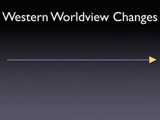 Western Worldview Changes
 