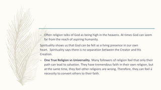 Spirituality and religion | PDF