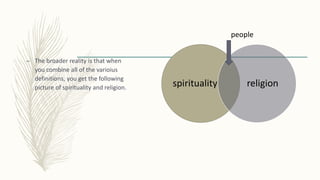 Spirituality and religion | PDF