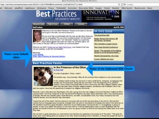 Pastor Loren Seibold
       editor



                       Pastor of the Hollywood SDA Church
 