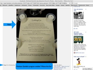 Read




       Matthew Gamble’s program entitled “Where Are You”
 