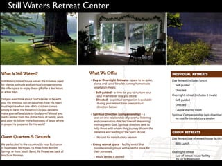 Still Waters Retreat Center
 