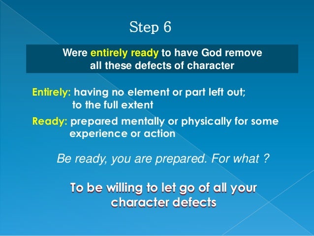 Spiritual principles of the 12 steps slide show
