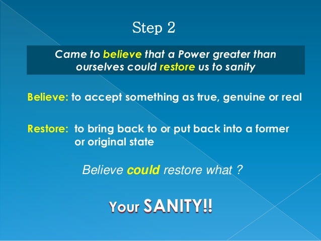 Spiritual principles of the 12 steps slide show
