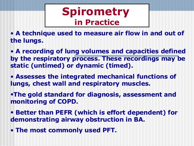 Spirometry