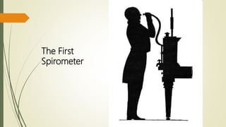 The First
Spirometer
 