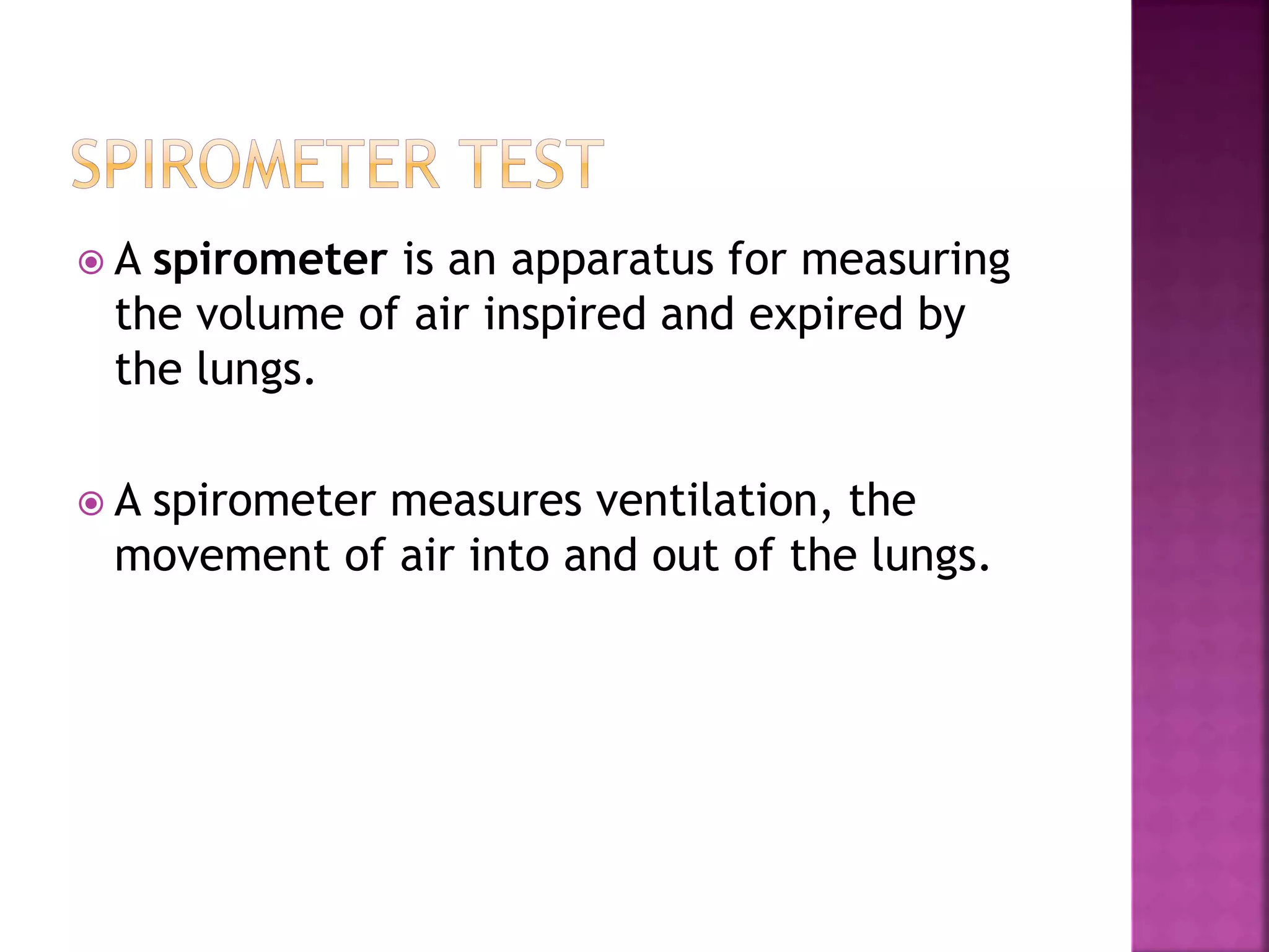 Spirometry PPT