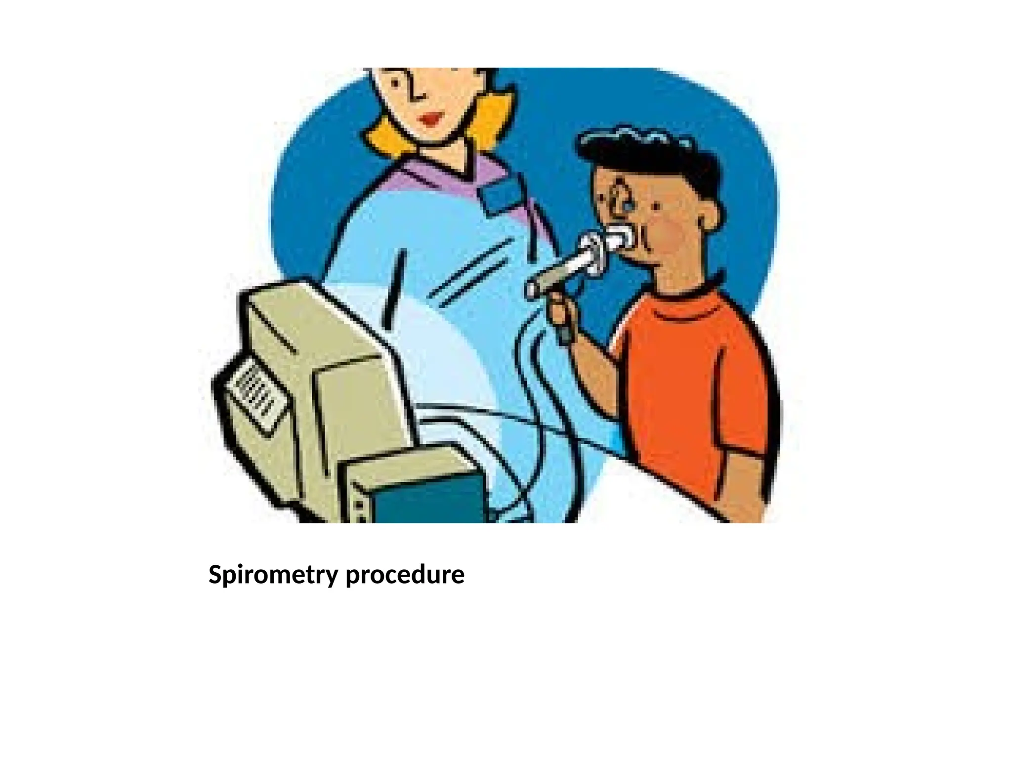 Spirometry procedure
 