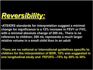 Spirometry in children | PPT