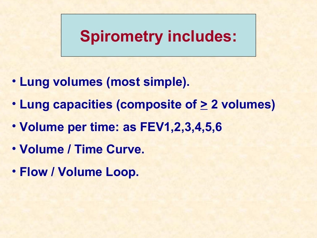 Spirometry in practice