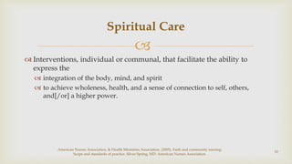End of Life Care: Spiritual Aspects in Home Based Palliative care | PPTX