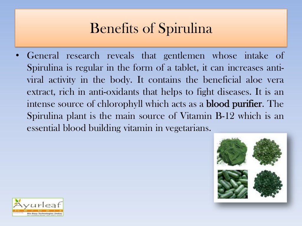 Health Benefits of Spirulina