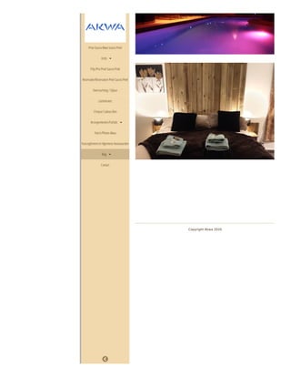  
 
 
 
 
 
 
 
 Copyright Akwa 2020
Prive Sauna
Akwa
Akwa Beauty &
Wellness
 
Prive Sauna Akwa Sauna Privé
Units
Prijs/Prix Privé Sauna Privé
Reservatie/Réservation Privé Sauna Privé
Overnachting / Séjour
Lastminutes
Cheque Cadeau Bon
Arrangementen/Forfaits
Foto's/Photos Akwa
Huisreglement en Algemene Voorwaarden
Blog
Contact

 