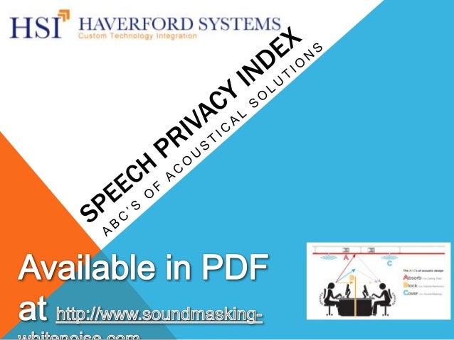 Spi Speech Privacy Index
