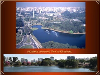 se parece com Nova York no Ibirapuera,
 