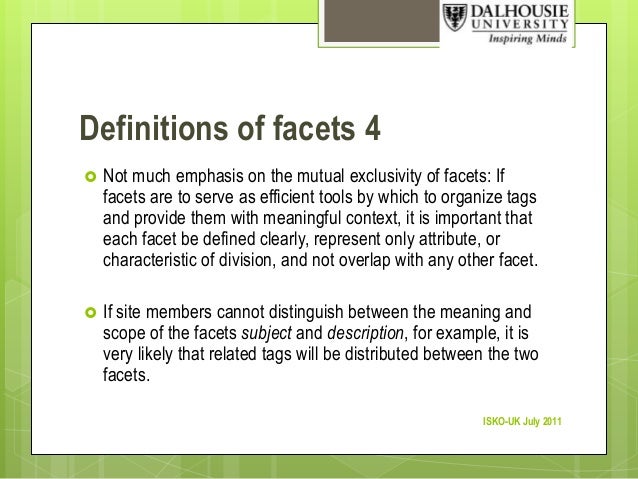 meaning of facet
