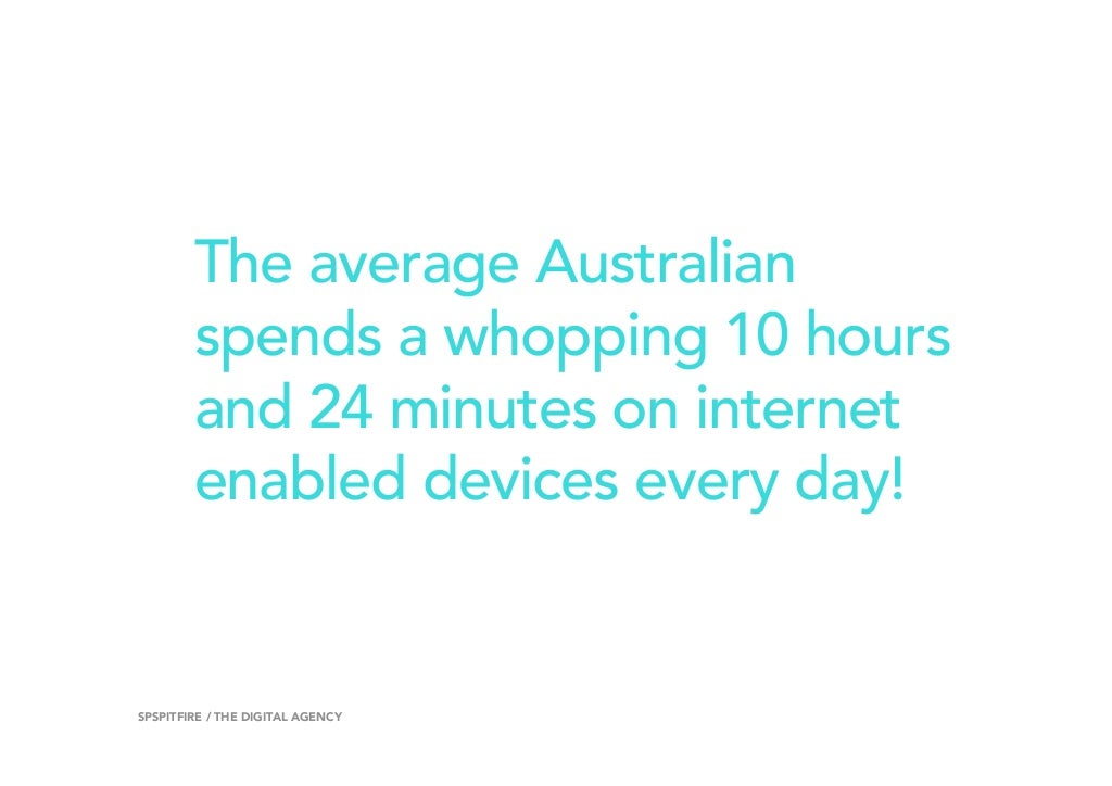 The Average Australian Spends A The Average Australian Spends A