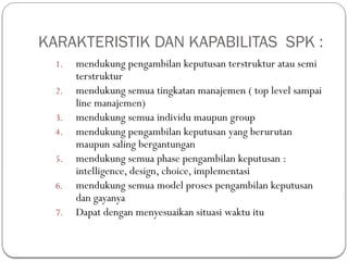 Proses Spk Sistem penunjang keputusan SPK-Materi 3.pptx