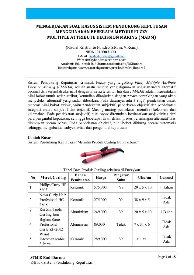 Multi Objective Optimization On The Basis Of Ratio Analysis Moora M