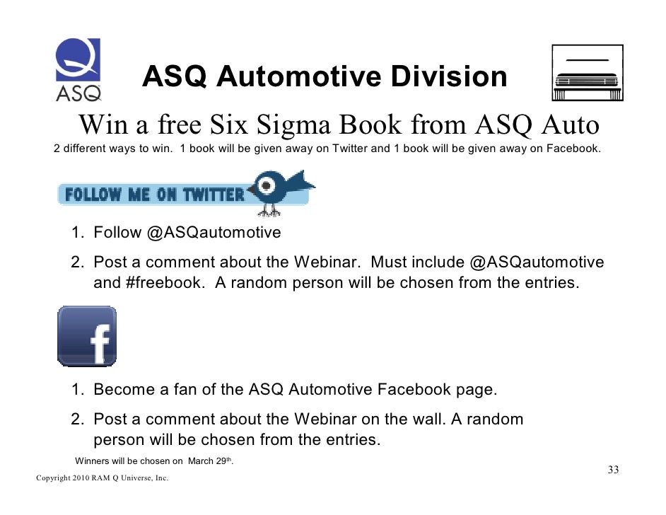 Asq Auto Div Lean Six Sigma Webinar