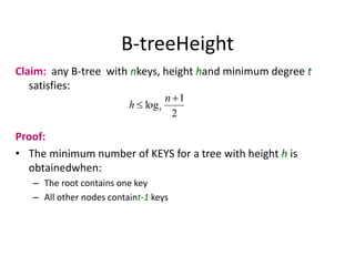 B trees | PPTX