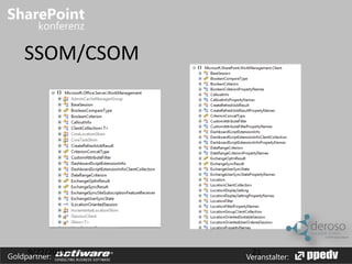SSOM/CSOM 
9/22/2014 21 
Goldpartner: Veranstalter: 
 