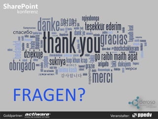 FRAGEN? 
Goldpartner: Veranstalter: 
 