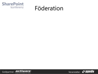 Föderation

Goldpartner:

Veranstalter:

 