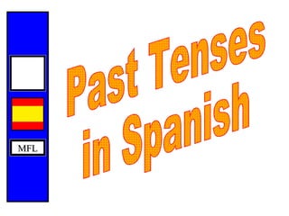 MFL ©CAS 2002 Past Tenses in Spanish 