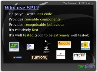 An Introduction to SPL, the Standard PHP Library