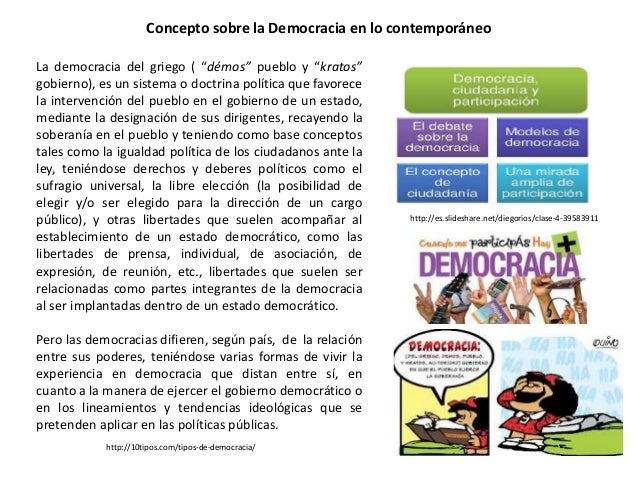 La Democracia Parte II de III. Clase 12