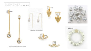 H92287
Howlite
For reference only, earring designs are from Baublebar
Reference only, design from Forever21
 