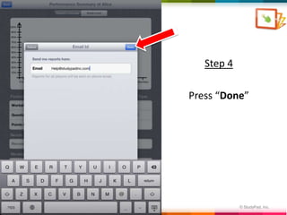 Splash math 4 - Enable email reports | PPTX