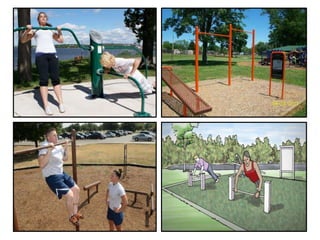 Outdoor exercise trail presentation (Design & research) | PPTX