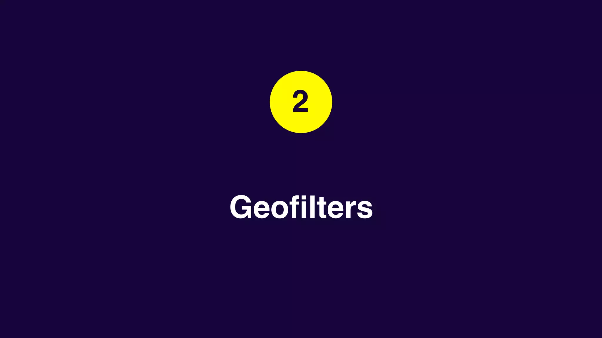 Geofilters
2
 