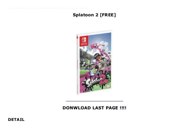 splatoon free
