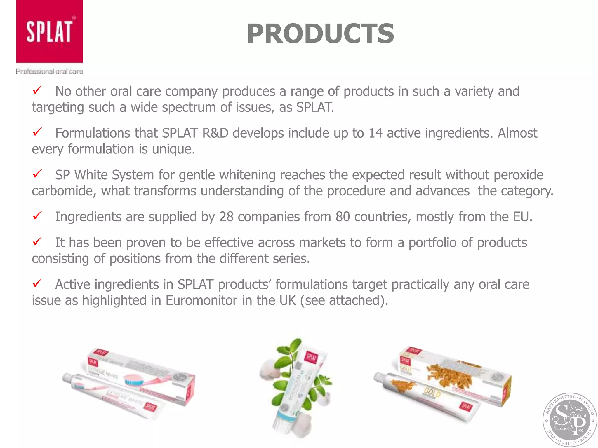 SPLAT Presentation UK | PPTX