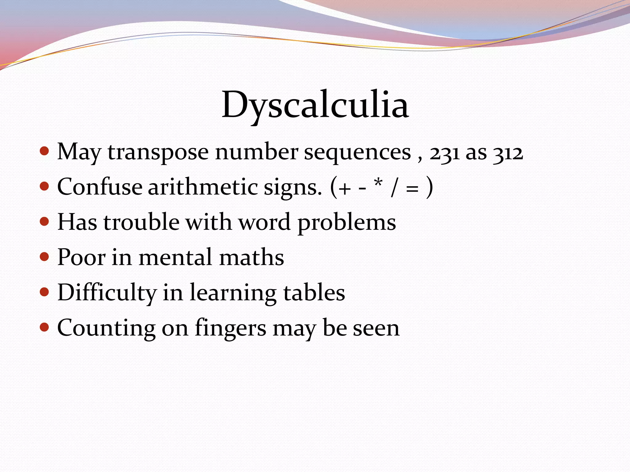 Specific Learning Disability | PPTX