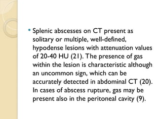 Spleenic abscess.ppt KIU teaching hospital | PPT