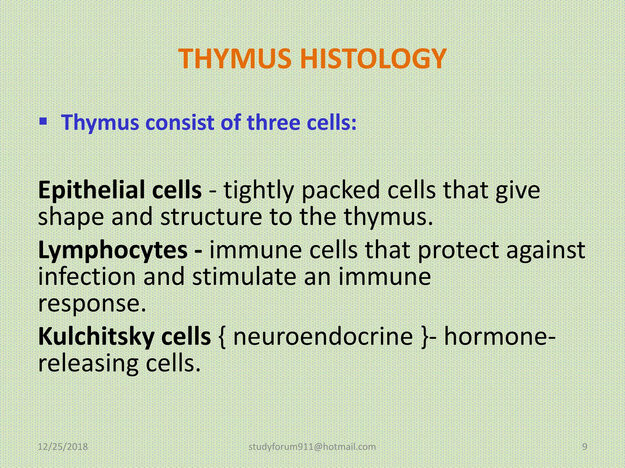 Spleen, thymus Organs of the Lymphatic System | PPTX