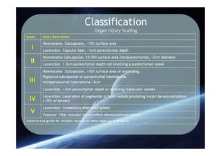 Spleen Trauma Classification