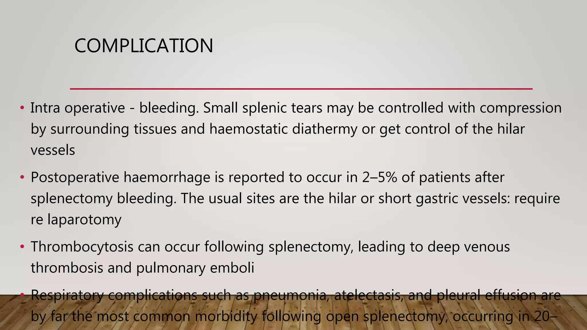Splenectomy | PPTX
