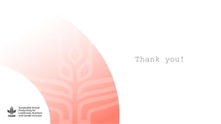 Sustainable Animal Productivity for Livelihoods, Nutrition and Gender inclusion in the Northwest Highlands of Vietnam